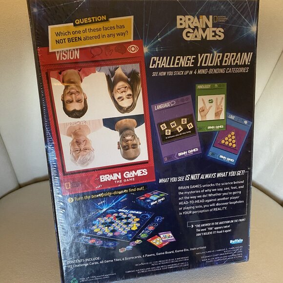 NEW | National Geographic BRAIN GAMES: The Game Board | Factory Sealed - Picture 3 of 12
